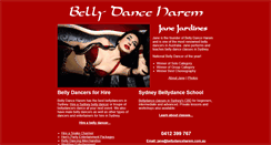 Desktop Screenshot of bellydanceharem.com.au